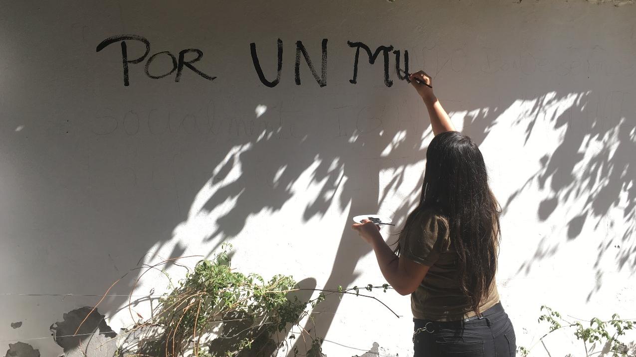 Acción conmemorativa desarrollada por la Mesa GIDIC