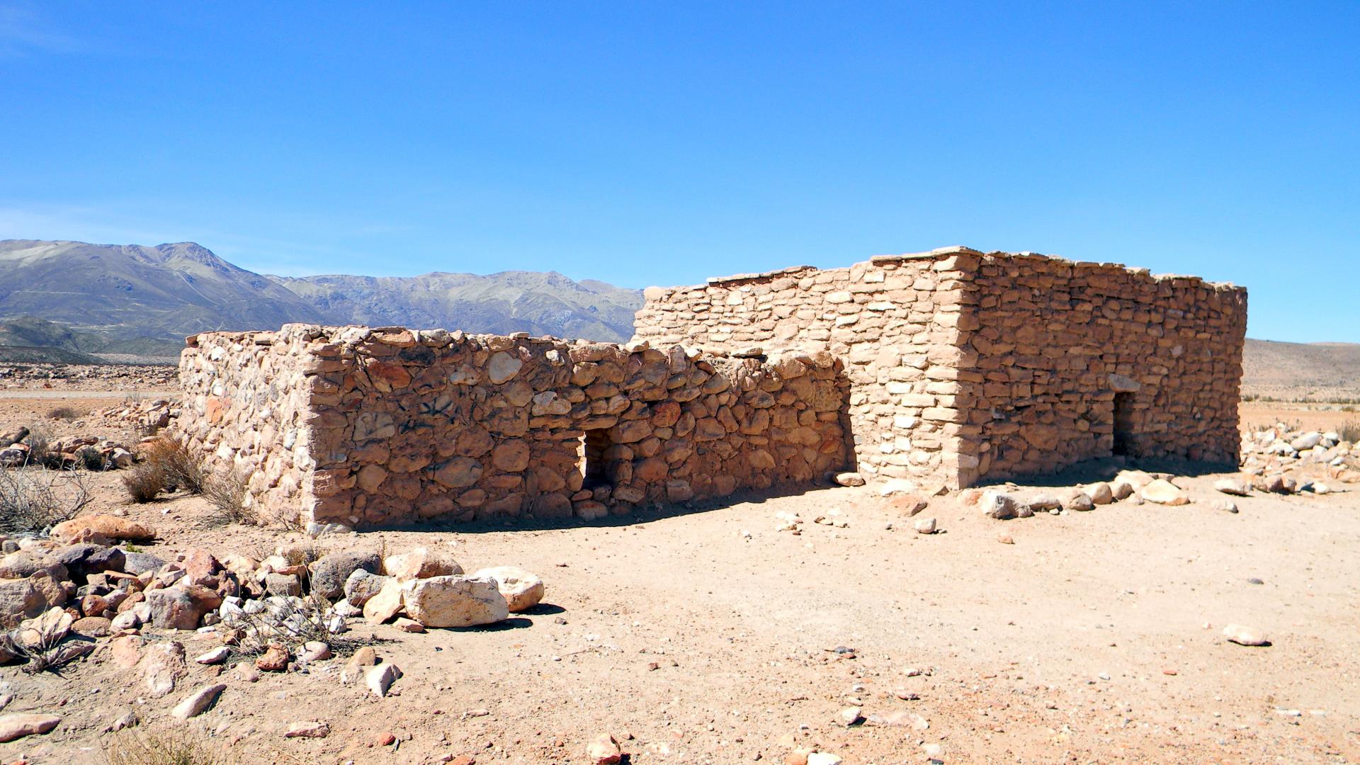 “Áreas restauradas del sitio Qolqas de Zapahuira, Ruta de la Sierra, Subtramo Putre - Zapahuira, Comuna de Putre, Región de Arica y Parinacota”