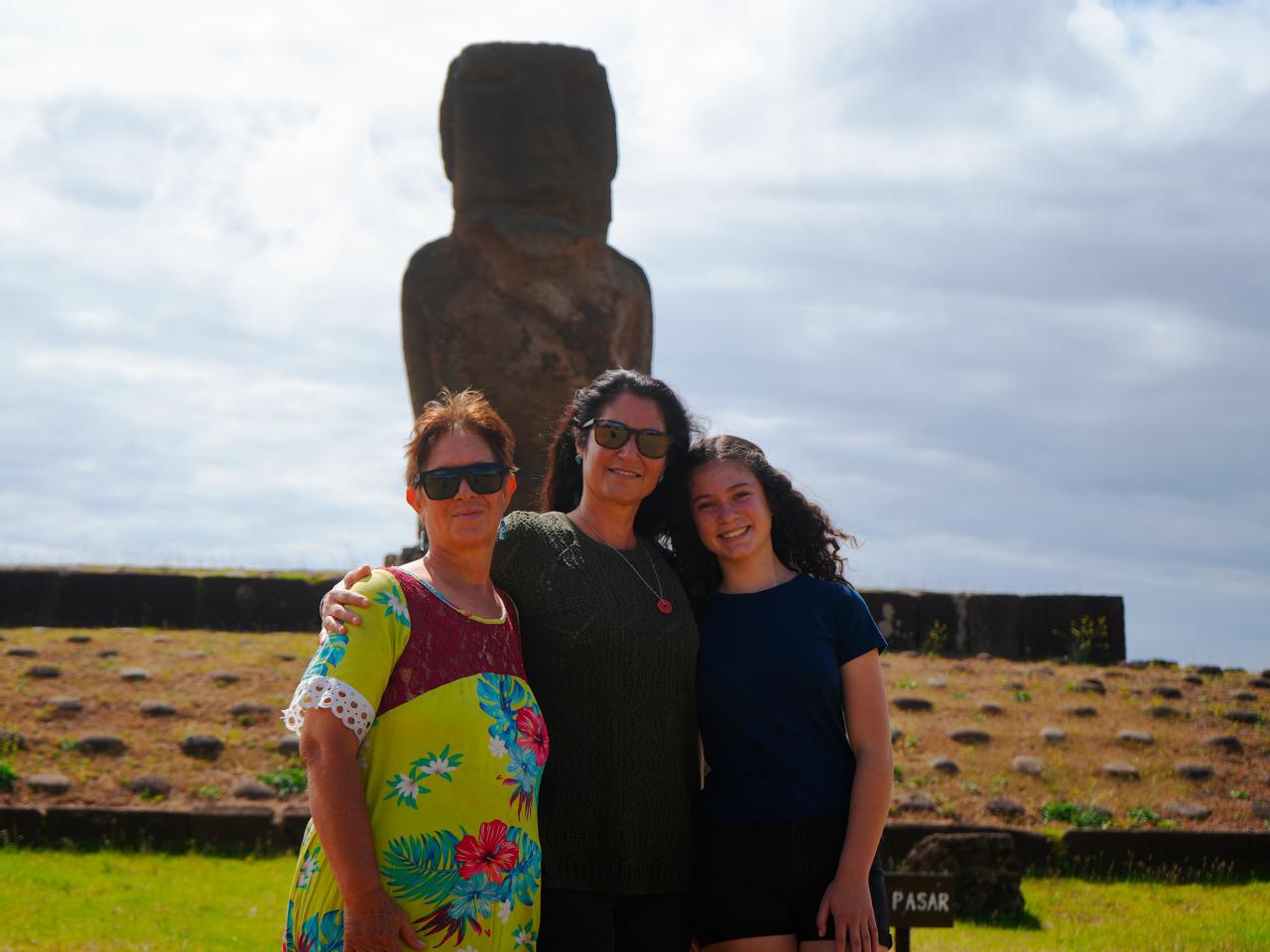 Paulina Atam, Merahi Atam López y Tea Gutiérrez Atam