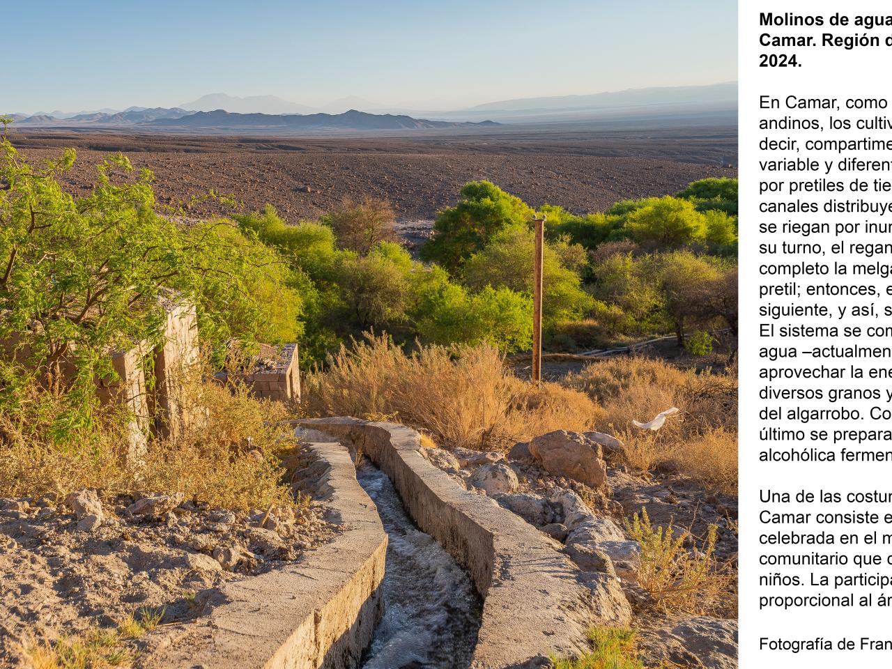 Molinos de agua en Camar